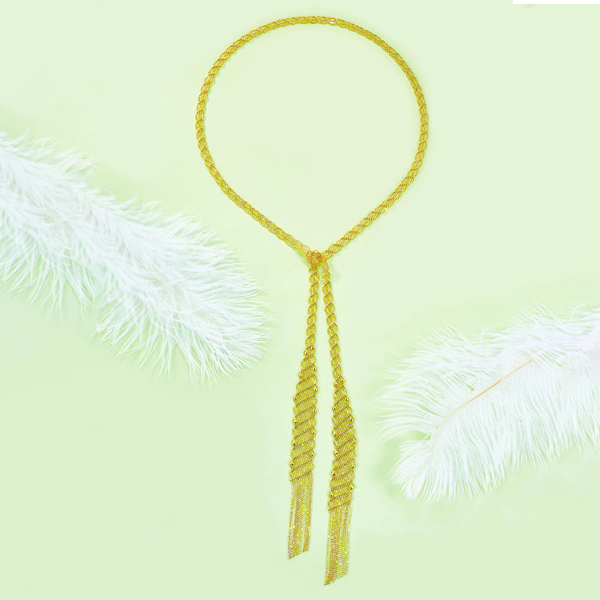 Planderful S925 Silver Plated Italian Lace Necklace Long 100cm For Elegant Women Vienna Verve