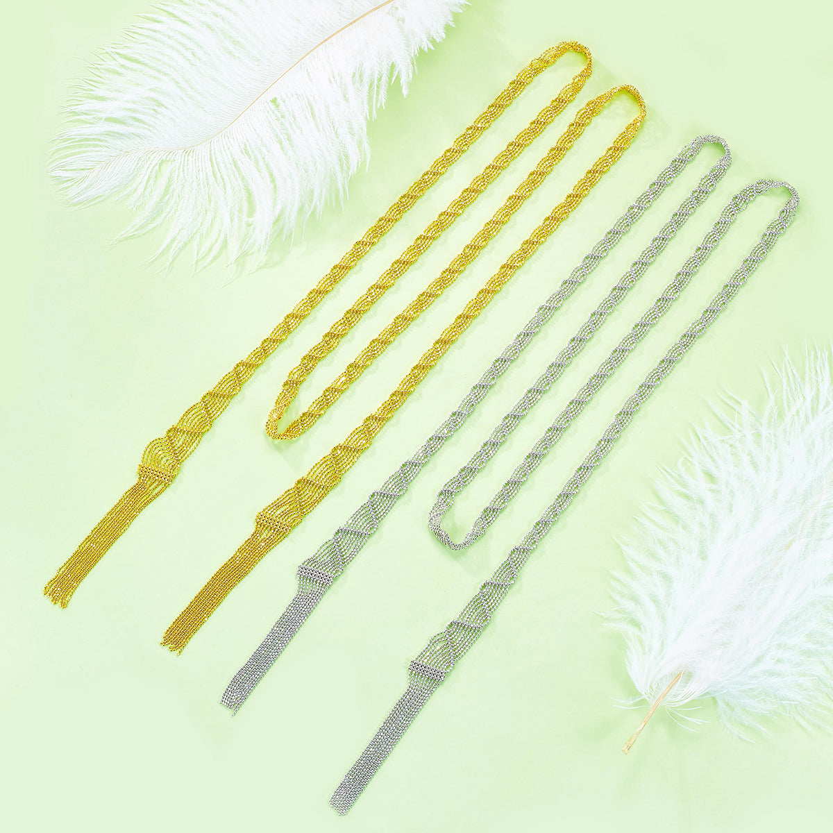 Planderful S925 Silver Plated Italian Lace Weaving Wave Long Necklace 100cm Vienna Verve For Women Gift