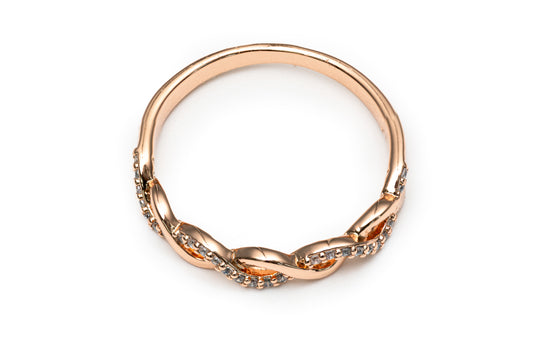 Rosé Zircon Ring for Women