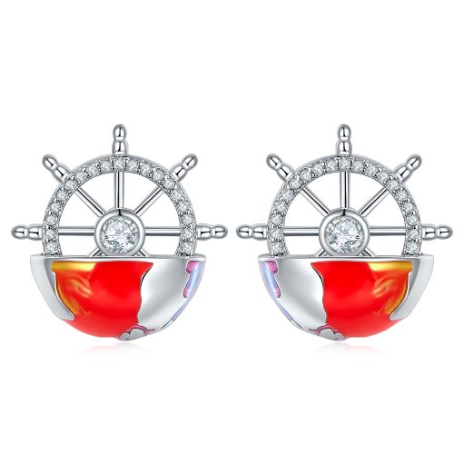 Traveling Starry Sky Enamel Studs for Women