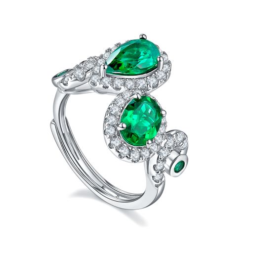 Single Ring Notes Musical Notes Enamel Silver Ring for Women – Planderful Shop