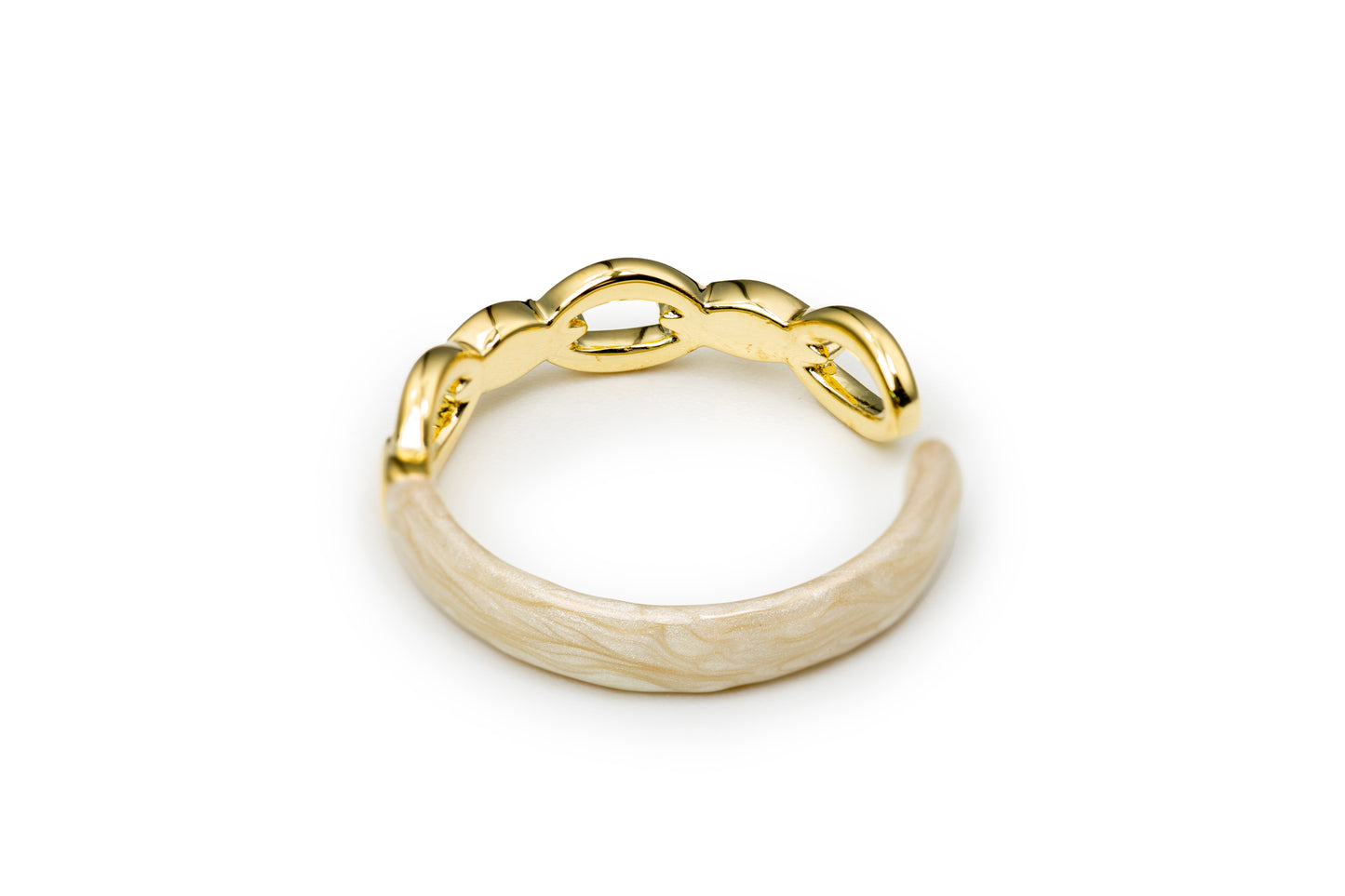 Gold and Sand Ring - Golden Ring for Women