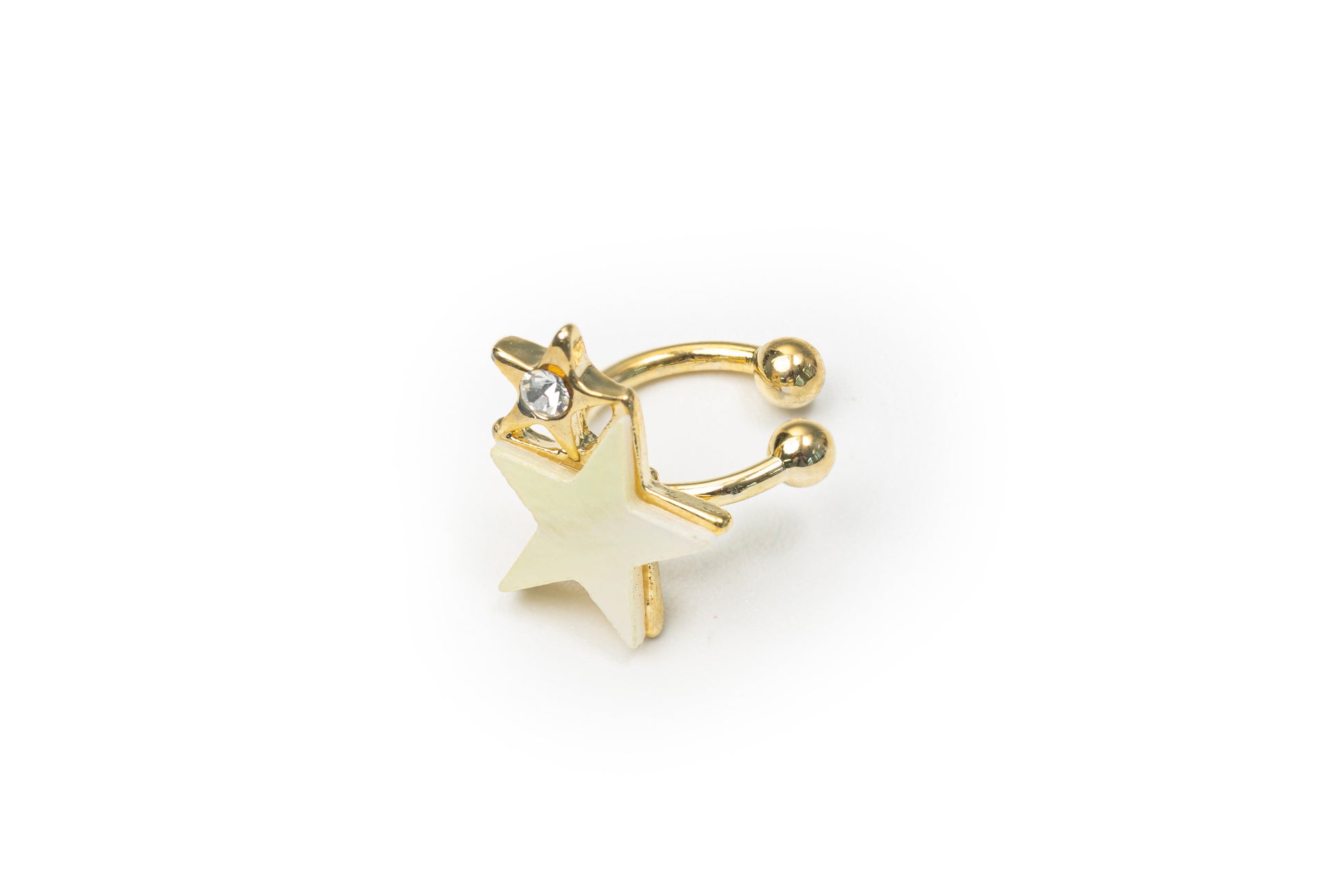 Golden Star Ear Clip - Golden Ear Clip for Women