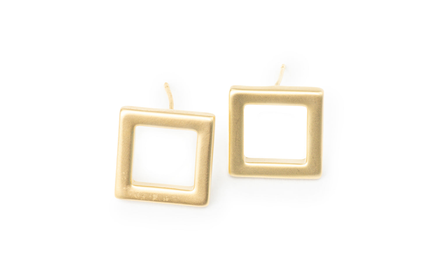 Golden Block Earrings - Golden Earrings for Women