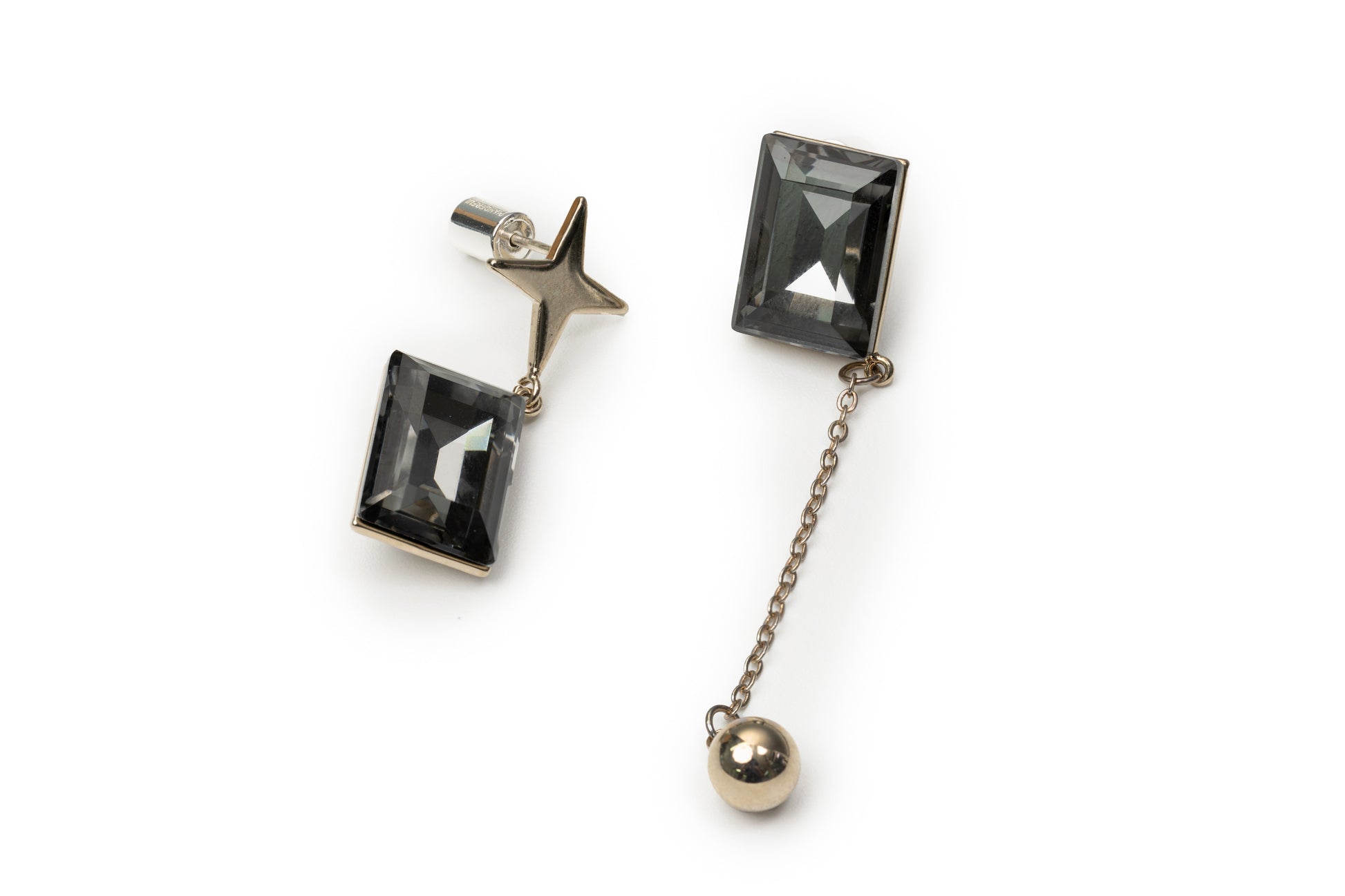Planderful Meteorite Drop Earrings - Golden Drop Earrings for Women