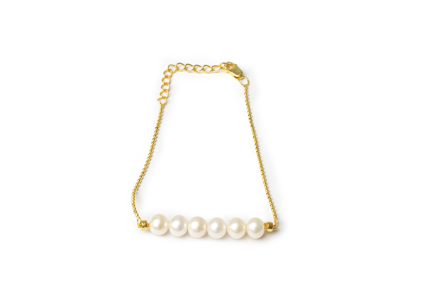 Multiple Pearl Bracelet  - Golden Freshwater Pearls Bracelet for Women (freshwater pearls,14K gold )
