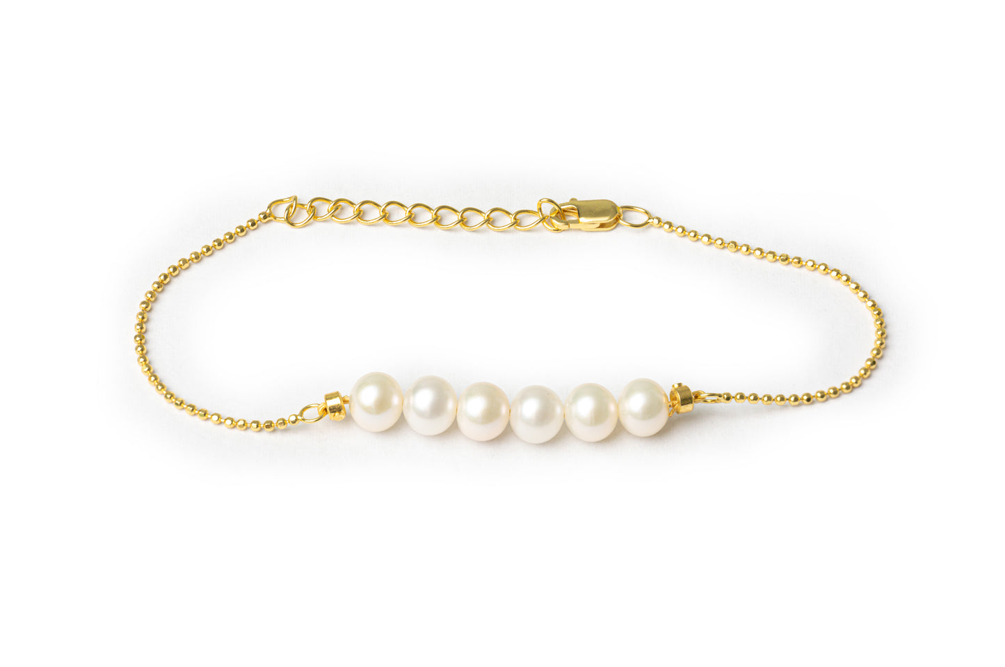 Multiple Pearl Bracelet  - Golden Freshwater Pearls Bracelet for Women (freshwater pearls,14K gold )