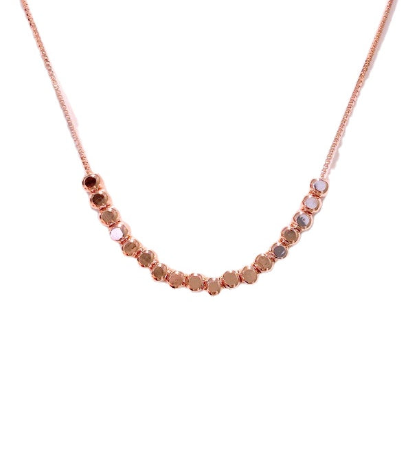 Beading Lucky Bean Silver Necklace for Women