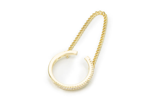 Layered Chain Shape Ring - Golden Ring for Women