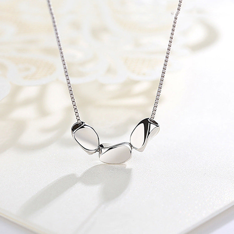 Peas Pendant Silver Necklace for Women