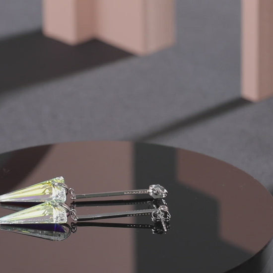 Planderful Crystal Icicle Drop Earrings - Crystal Earrings  for Women
