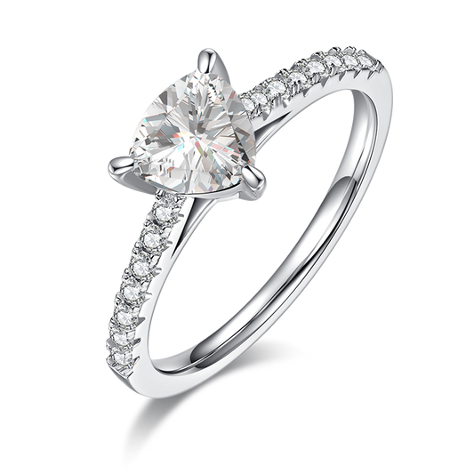 Moissanite Eternity Special-Cut Ring for Women