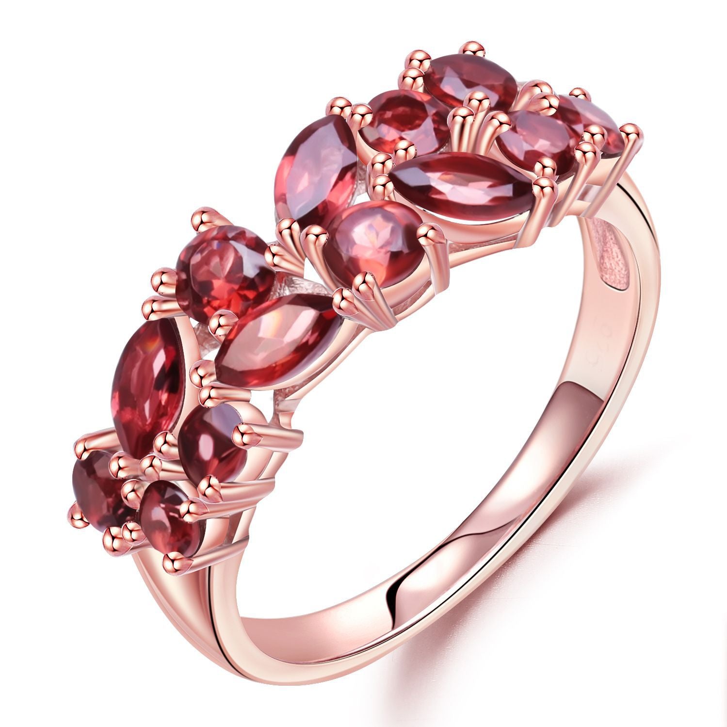 American Fashion S925 Silver Rose Gold Colour Ring for Women
