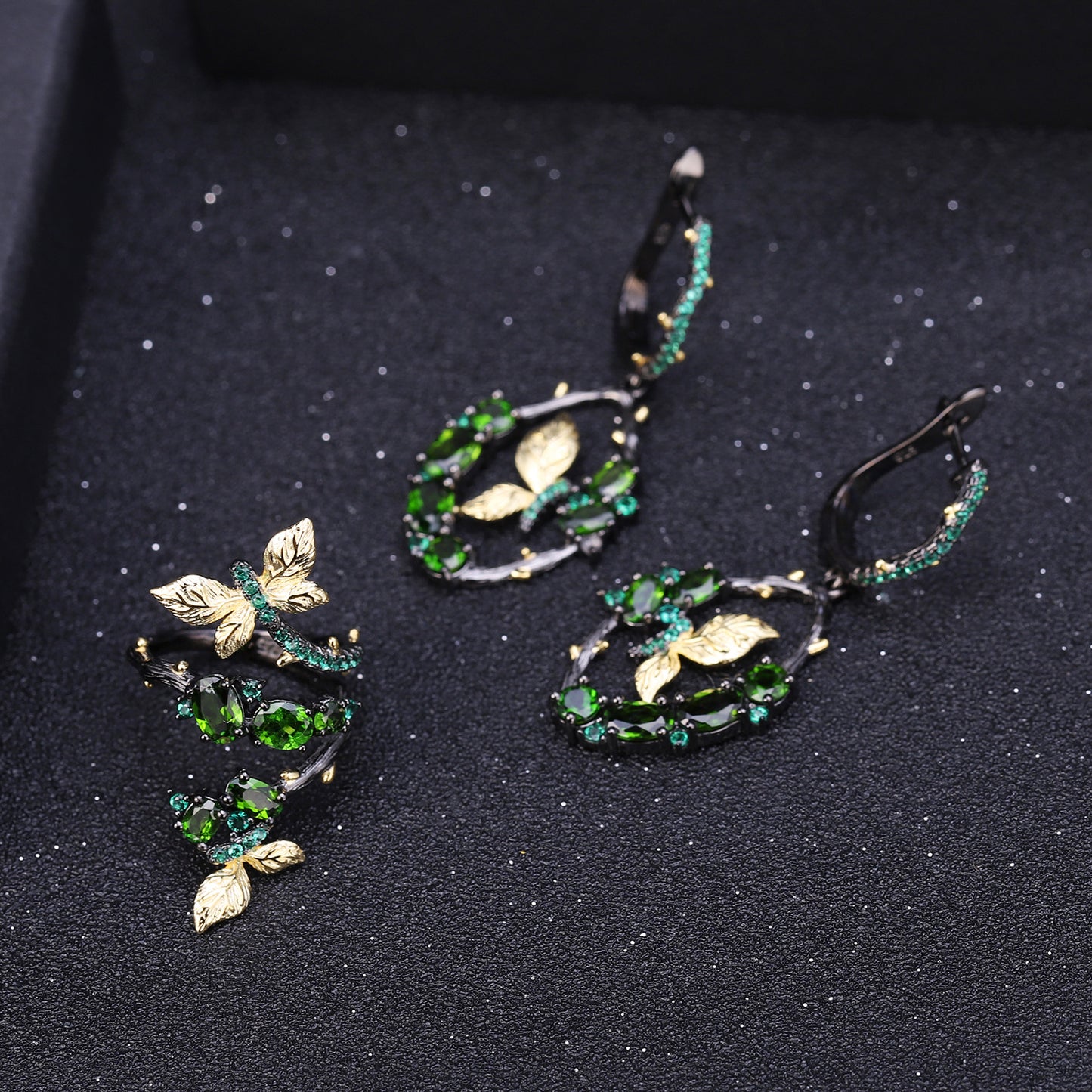 Butterfly Design s925 Sterling Silver Drop Earrings for Women