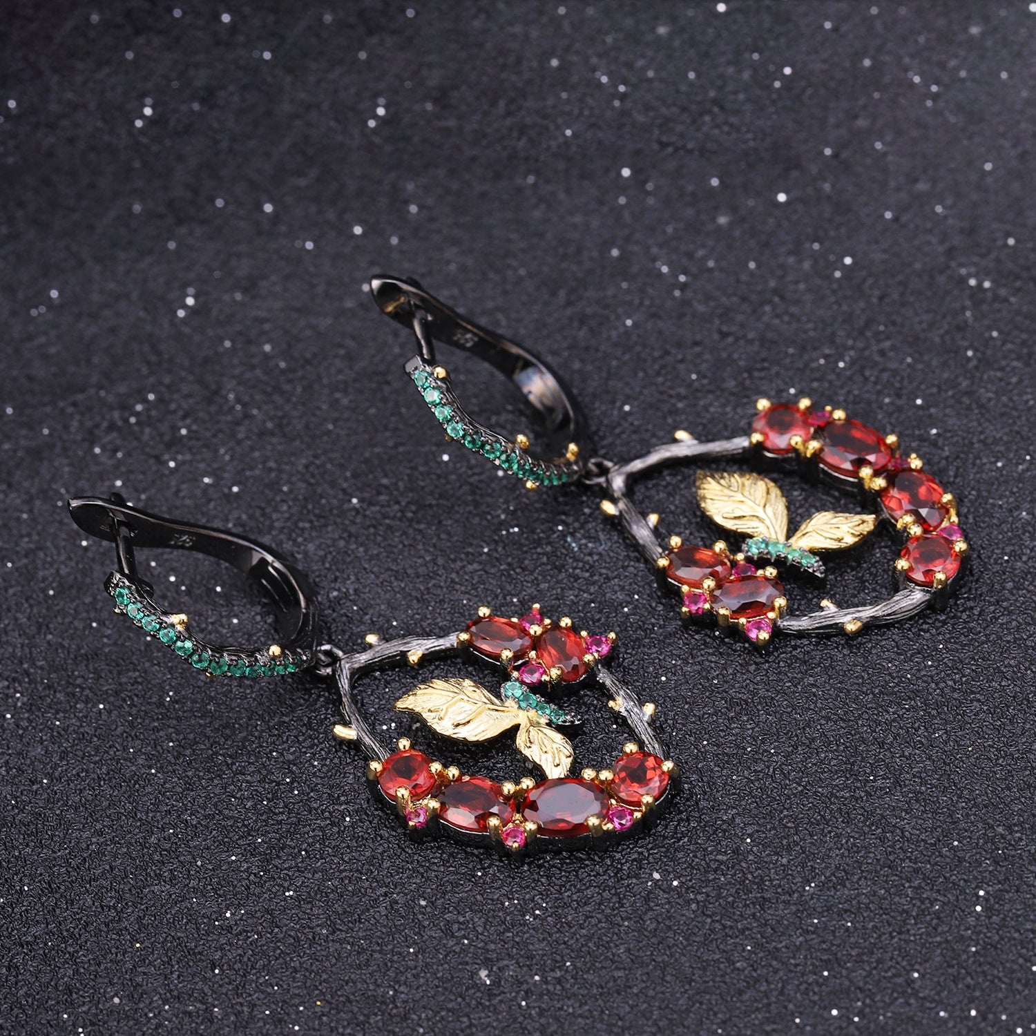 Butterfly Design s925 Sterling Silver Drop Earrings for Women