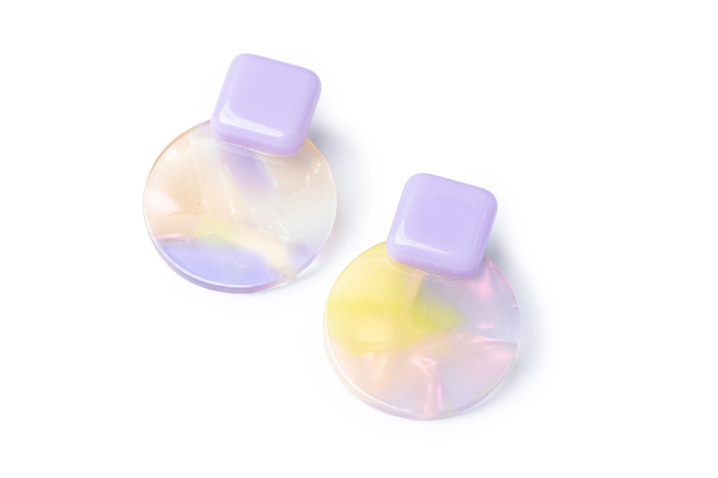 Lavender in Summer Drop Earrings - Purple Drop Earrings for Women