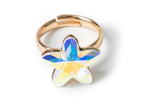 Crystal Star Ring