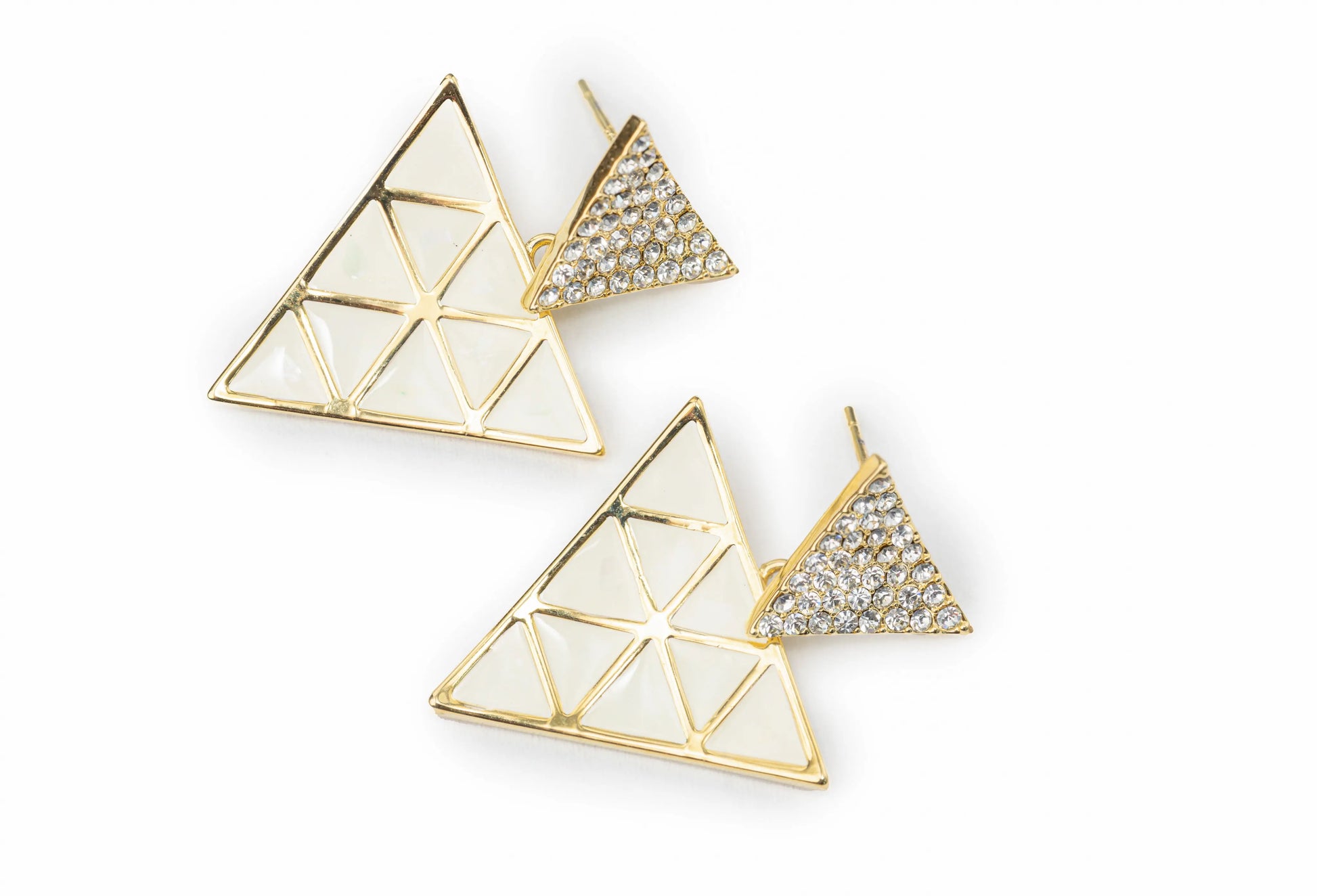Triangle Drop Earring - Golden Drop Earrings for Women