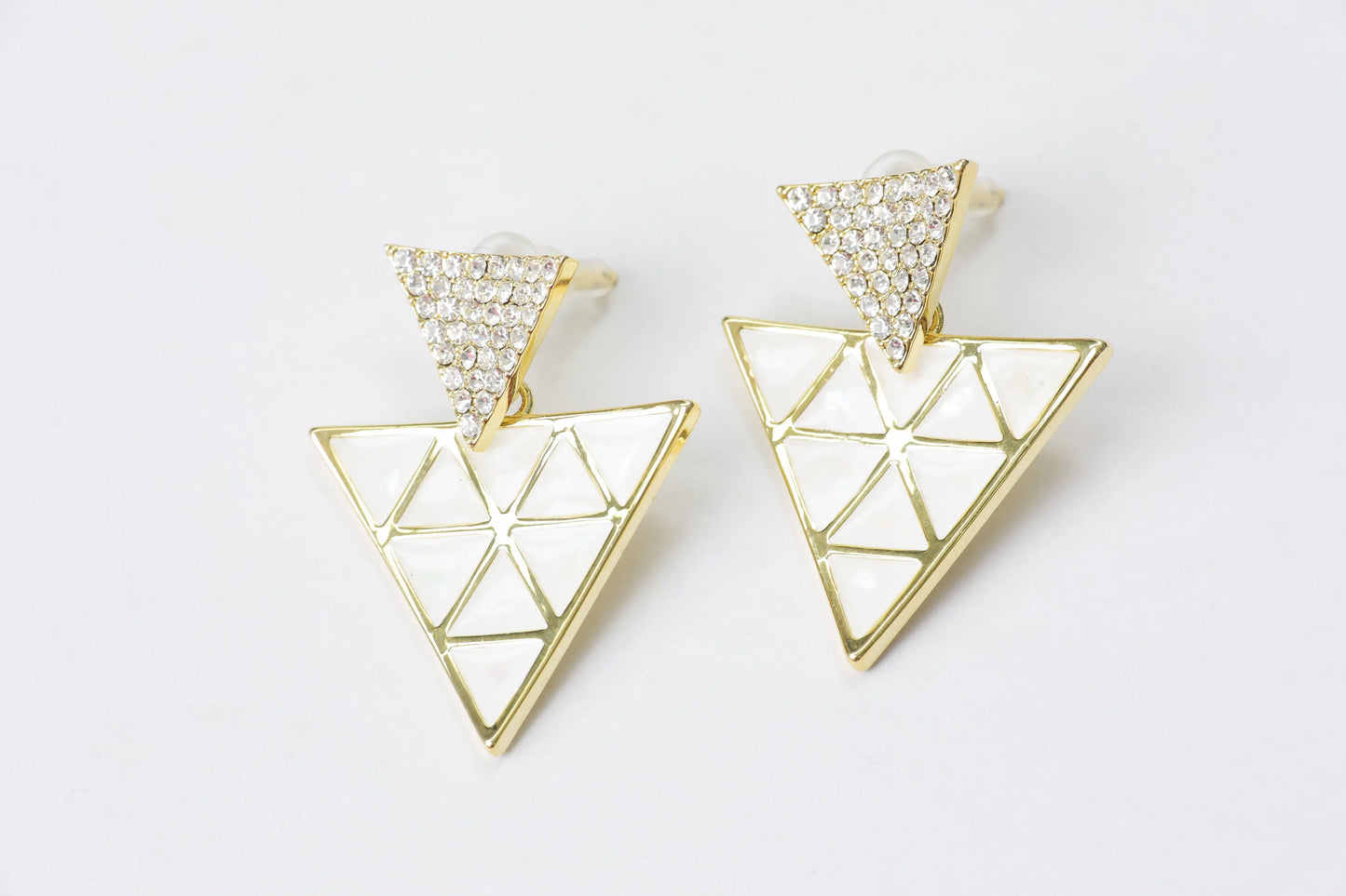 Triangle Drop Earring - Golden Drop Earrings for Women