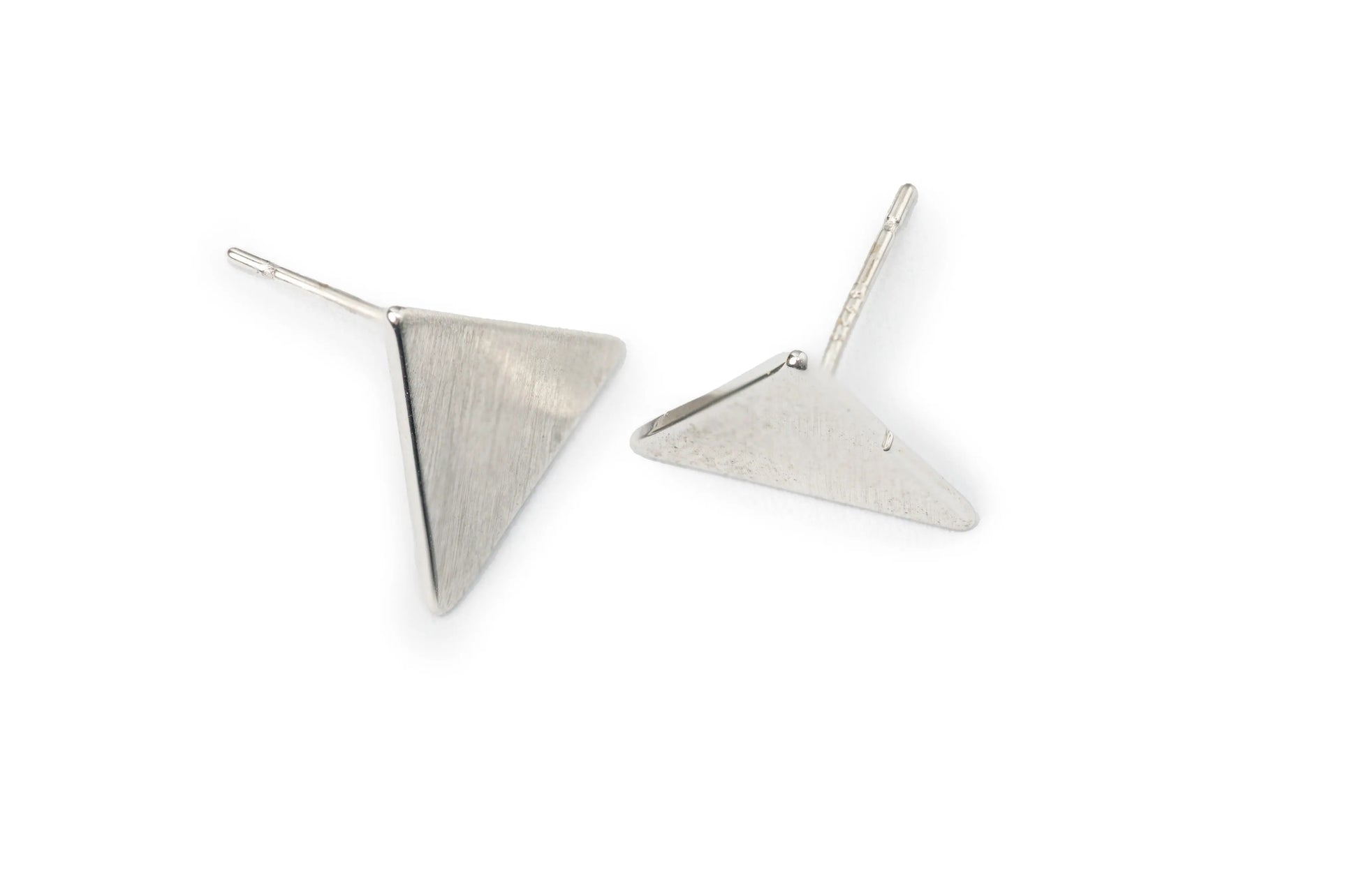 Triangle Studs - Silver Studs for Women