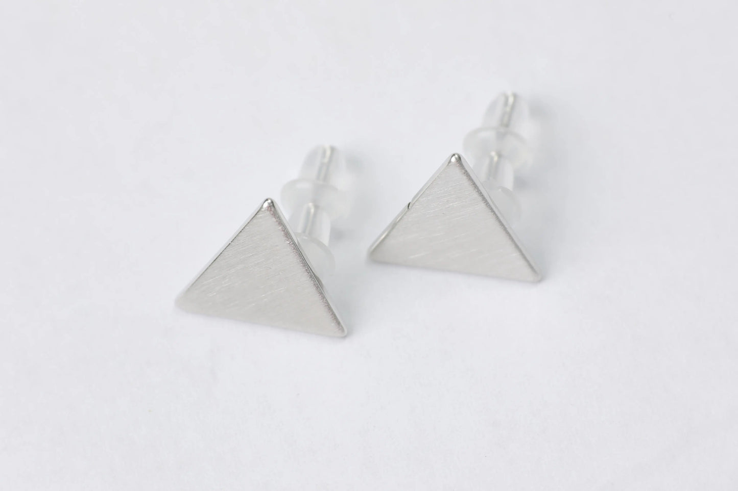 Triangle Studs - Silver Studs for Women