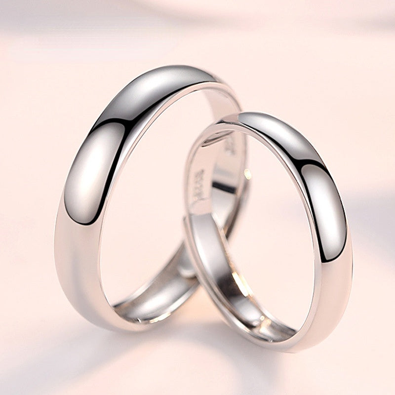 Silver Couple Rings